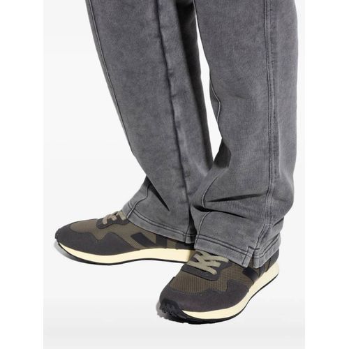 Veja Baskets En Daim À Empiècements Contrastants - Vert