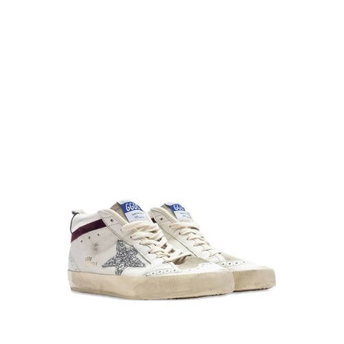 Golden Goose Baskets Mid Star 'glitter/White' - Blanc - 40-41