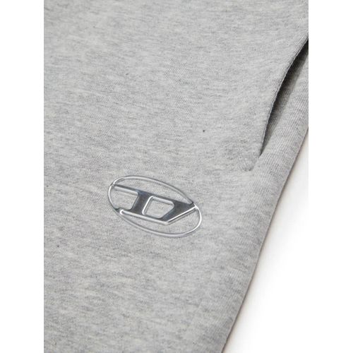 Diesel Kids Short En Coton - Gris