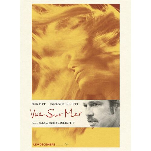 Vue Sur Mer / By The Sea - Affiche Originale De Cinéma - Format 120x160 Cm - Un Film De Et Avec Angelina Jolie Pitt - Brad Pitt, Mélanie Laurent, Melvil Poupaud, Richard Bohringer - Année 2015