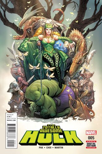 Totally Awesome Hulk 5 ( Cover F. Cho , V.O. 2016 ) ** Enchanteresse **