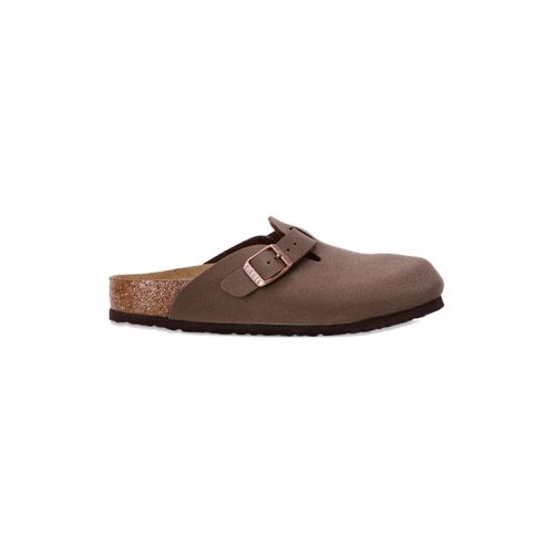 Birkenstock Mules Boston À Détail De Boucle - Marron