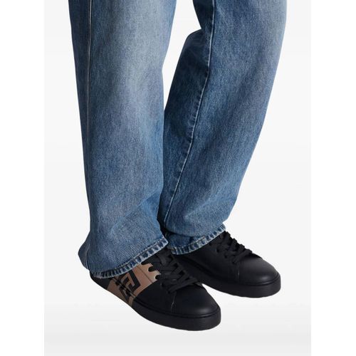 Balmain Baskets B-Court À Détail De Logo - Noir