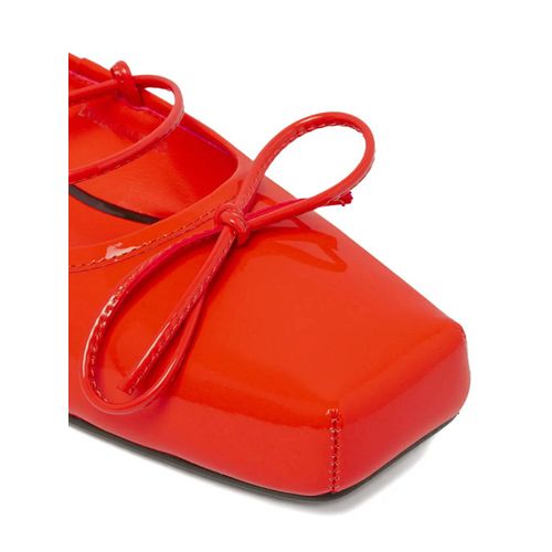 Hui Milano Escarpins À Bout Carré - Rouge