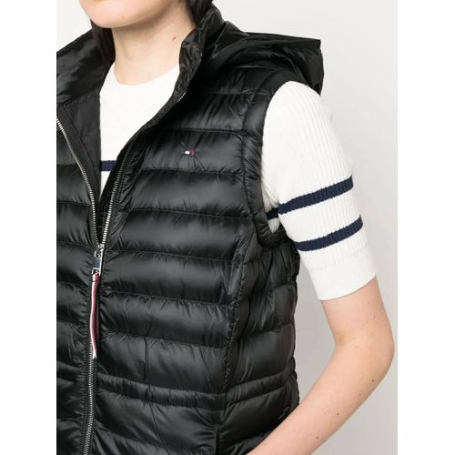 Tommy Hilfiger Gilet Matelassé À Fermeture Zippée - Noir