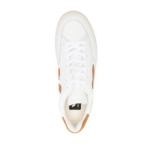 Veja Baskets V-12 En Cuir - Blanc