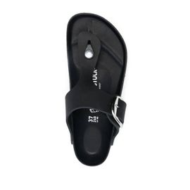 Birkenstock Claquettes Gizeh Big Buckle 35 Mm - Noir