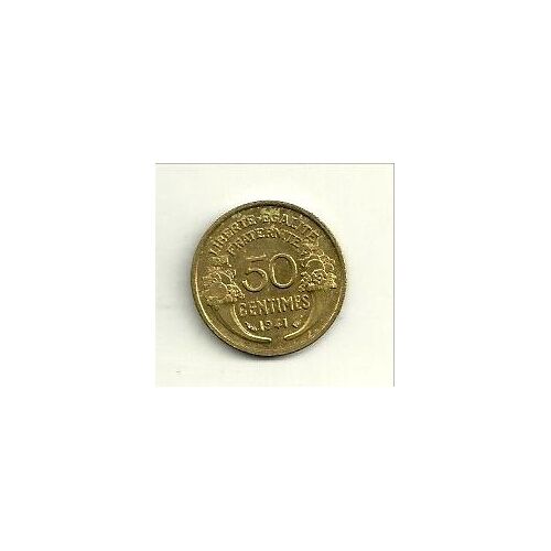 Pièce De 50 Centimes Morlon Bronze-Aluminium De 1941