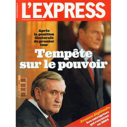 L'express N° 2751 : Tempête Sur Le Pouvoir