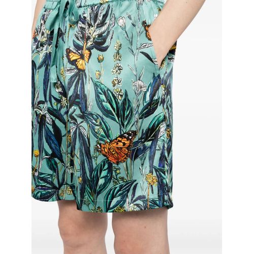 Nahmias Short Botanical En Soie Mélangée - Vert