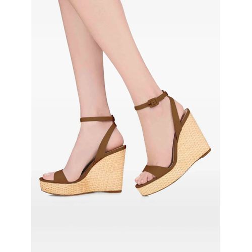 Aquazzura Sandales Compensées Sunseeker 110 Mm - Marron - 41