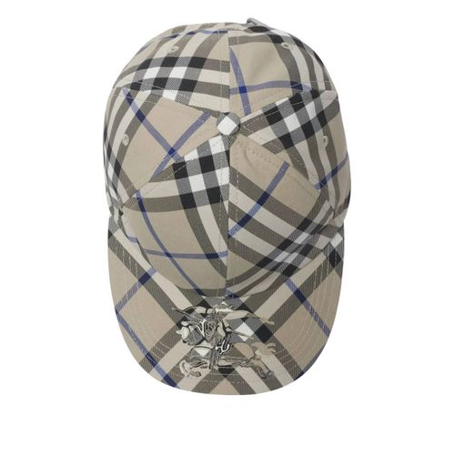 Burberry Casquette À Carreaux - Tons Neutres