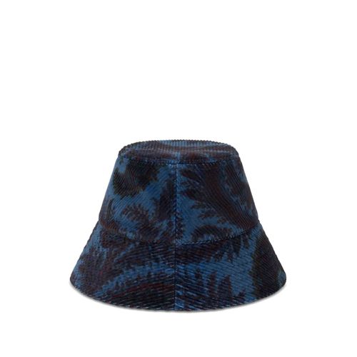 Etro Bob En Velours Côtelé - Bleu