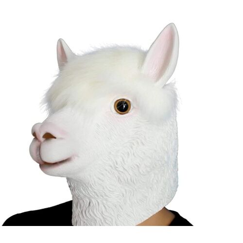 1 Piece Halloween Costume Party Latex Masque Animal Head Alpaca Camel Disguise