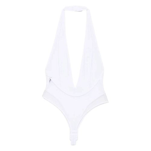 Maison Close Body String Col V - Pure Tentation - Blanc