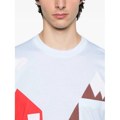 Moschino T-Shirt À Imprimé Graphique - Bleu