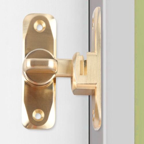 Loquet de porte - 90°/180° universel (perçage/sans perçage) Or