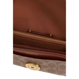 Coach sac porté épaule Tabby 20 - Marron