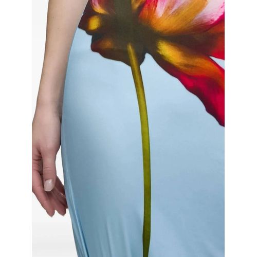 Desigual Robe Orchid À Design Asymétrique - Bleu