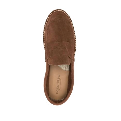 Scarosso Espadrilles Diego En Daim - Marron