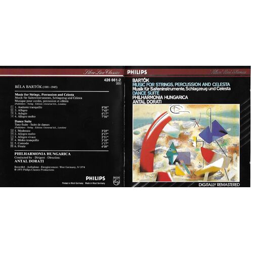 Musique Pour Cordes, Percussion Et Celesta - Suite De Danses