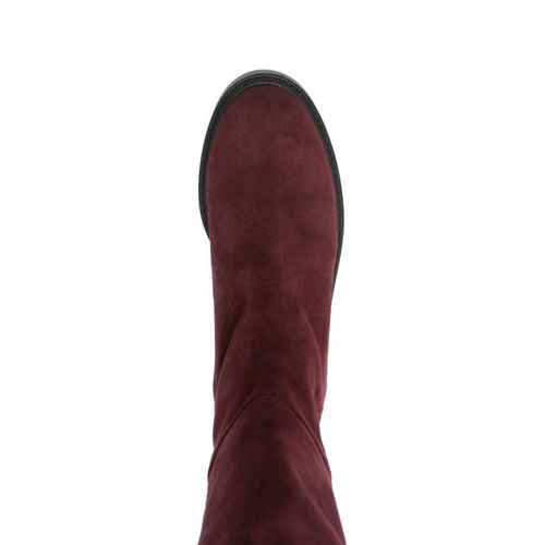 Stuart Weitzman Bottes En Daim 40 Mm - Rouge