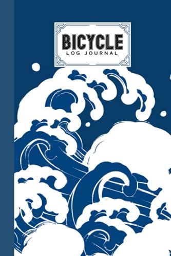 Bicycle Log Journal: Cycling Logbook Sea Waves Cover, Bike Riding, Bicycle Lovers, Log Book To Keep Track Of Daily Biking Training | 120 Pages, Size 6" X 9" | By Florian Benz