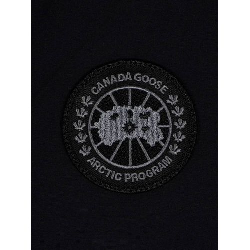 Canada Goose Gilet Sans Manches À Col Montant En Mélange De Coton - Noir