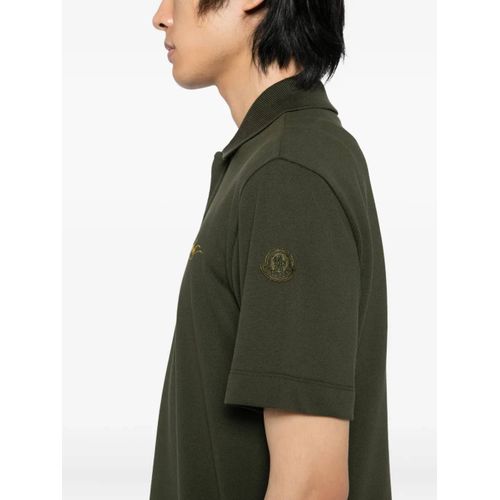 Moncler Polo À Logo Brodé - Vert