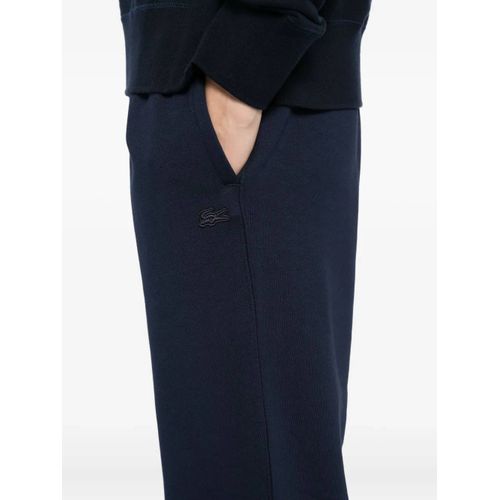 Lacoste Pantalon De Jogging À Patch Logo - Bleu