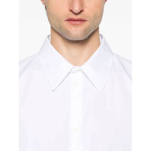 Balenciaga Chemise À Logo Brodé - Blanc