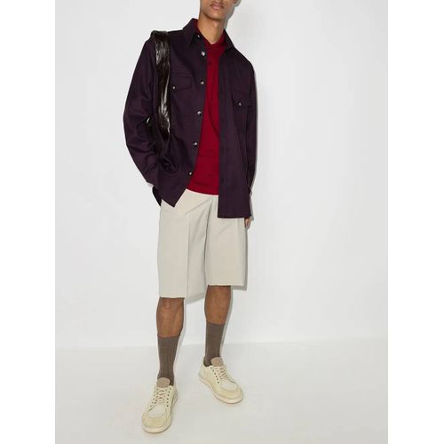 Lacoste Polo En Piqué À Patch Logo - Rouge