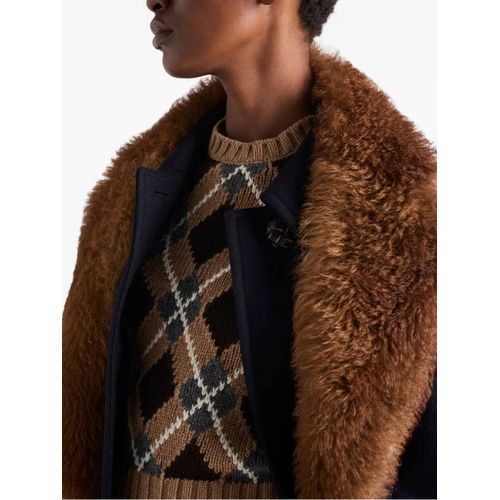 Prada Pull À Motif De Losanges - Marron