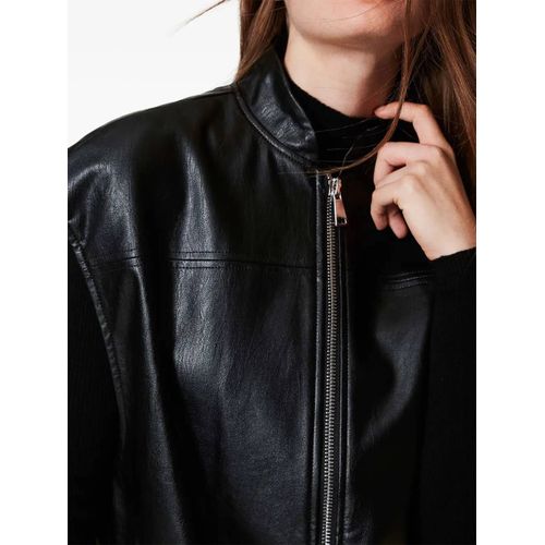 Twinset Gilet En Cuir Artificiel - Noir