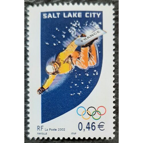 Timbre N°3460 - Jeux Olympiques D'hiver De Salt Lake City - 2002