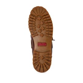 Camper Chaussures Bateau En Cuir - Marron