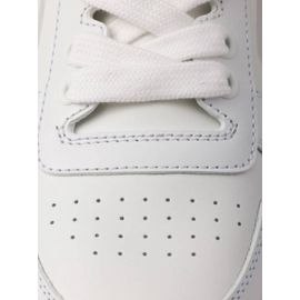 Prada Baskets Downtown Bold En Cuir - Blanc
