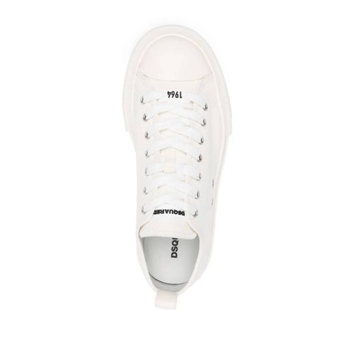 Dsquared2 Baskets Berlin En Toile - Tons Neutres