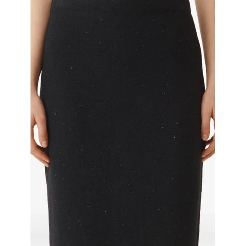 Fabiana Filippi Jupe Mi-Longue À Sequins - Bleu