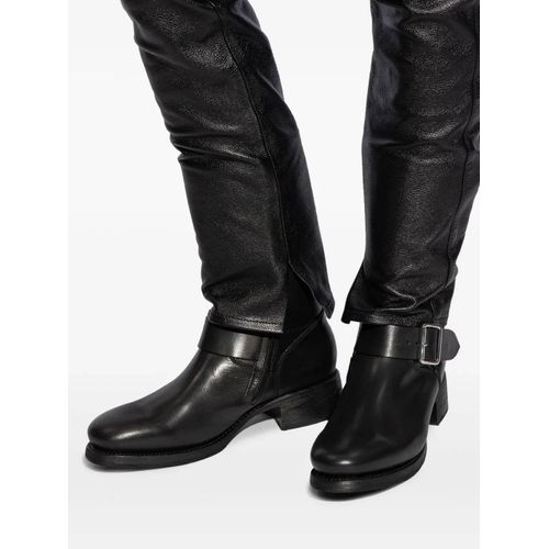 Dsquared2 Bottines En Cuir À Boucle - Noir