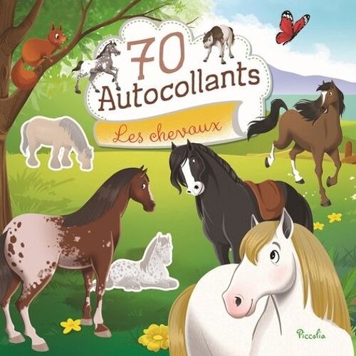 Les Chevaux - 70 Autocollants