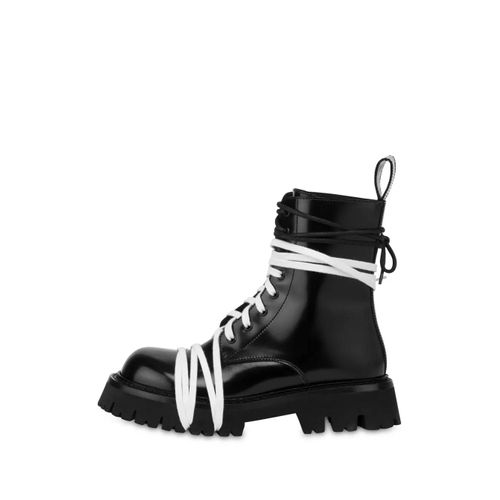 Moschino Bottines À Lacets - Noir