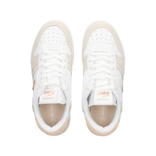 Lacoste Baskets T-Clip À Empiècements - Blanc