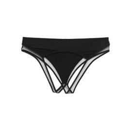 Maison Close Culotte Taille Haute Ouverte - Pure Tentation - Noir
