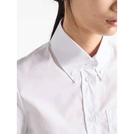 Prada Chemise À Poches Poitrine - Blanc