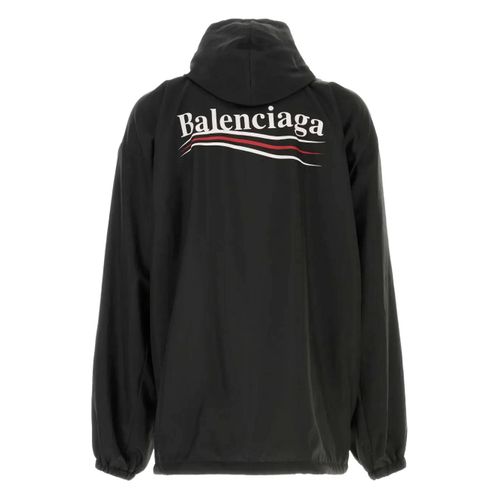 Balenciaga Veste À Logo Imprimé - Noir