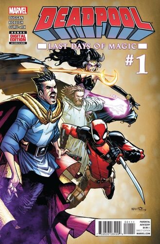 Deadpool : Last Days Of Magic One-Shot ( Duggan, V.O. 2016 ) ** 30  Pages **