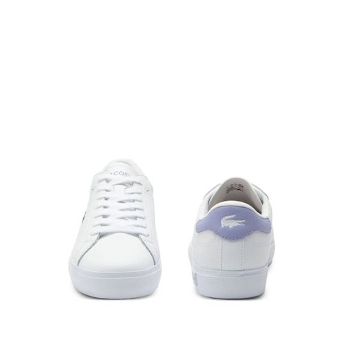 Lacoste Baskets Powercourt À Broderies - Blanc