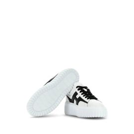 Hogan Baskets H-Stripes À Plateforme - Blanc
