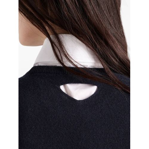 Prada Pull À Manches Courtes - Bleu